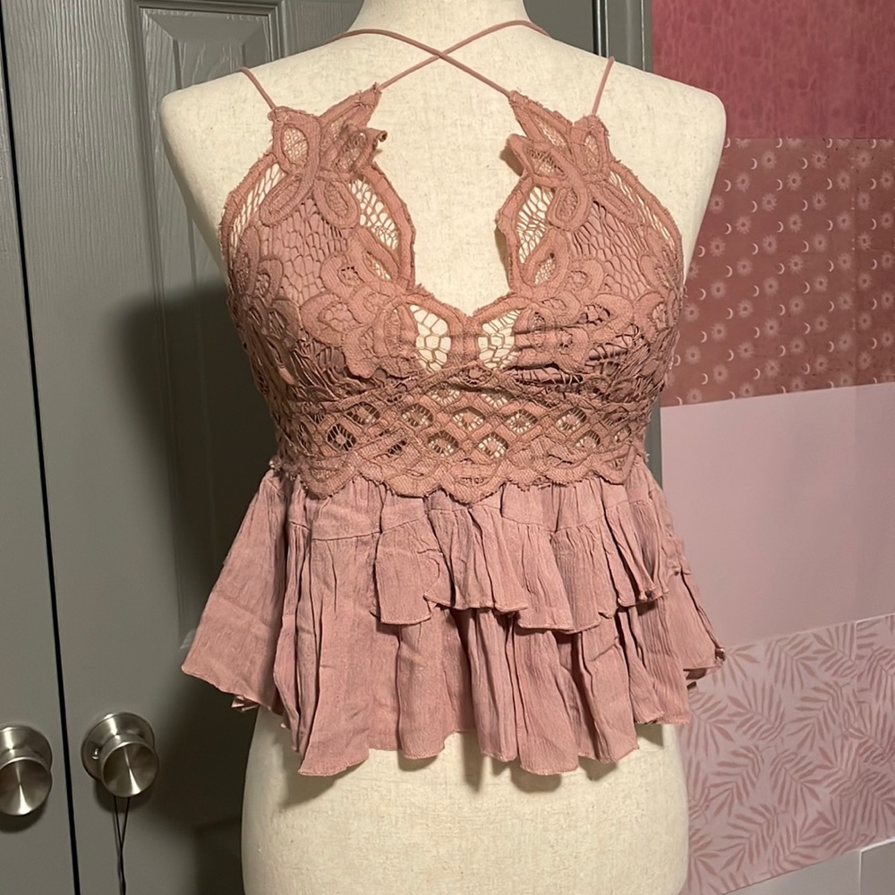 Free People lace top